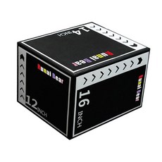 플라이오메트릭 점핑 박스 3 in 1 근력 트레이닝 운동 기구 홈짐 업, 04 Style B