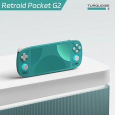 레트로이드 포켓 G2 휴대용 게임 콘솔 안드로이드 15 5.5인치 1080P AMOLED 화면 5000mAh 홀 이펙트 조이스틱 RP G2 게임 콘솔, [08] RPG2 Blue