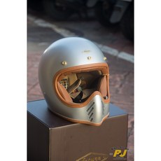 P&J 捷寶騎士部品 Feture 飛喬 Steven 2024 復古越野帽 消光銀, 1個, L