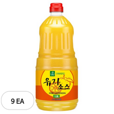 이엔푸드 유자 소스 드레싱, 1.8L, 9개