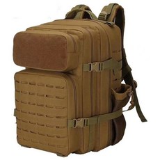 GP신형 전술가방 45L 대용량백팩 밀리터리 군인 군용 군대 전술 공군 로카가방 등산가방, 브라운