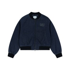 매장정품 와키윌리 WACKY WILLY 우먼스 숏 데님 블루종자켓 블루 WA2501JK69BL 499070