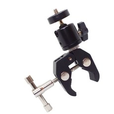 크레모아 쓰리 페이스 네오 40 캠핑랜턴 호환 볼헤드 멀티 클램프 360도 거치대, 1개