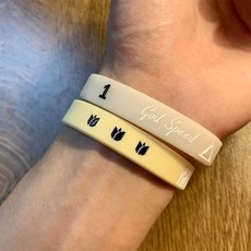 羅斯風城 玫瑰系列手環 籃球運動光感變色硅膠腕帶 感光變色手帶, 1個, 羅斯系列感光白一條