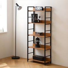 샤바스 스칸디나 파티션 책장, 블랙, 5단