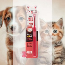 반려견 구석 칫솔 표면세척 구강청결 펫양치 플라그 입냄새제거 안전성