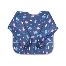 유아동 방수 미술 가운 긴팔 앞치마-다이노소어 tab+1636lK