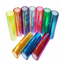 락모터스 자동차 헤드라이트 라이트필름 10cm 단위 연장판매 보호필름 테일램프, 카멜레온레드, 1개