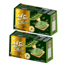 해태 샌드에이스 말차맛, 204g, 2개