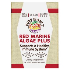 PURE PLANET 紅海藻加素食膠囊, 1個, 24 件