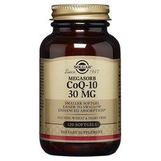 SOLGAR 輔酶Q10無麩質無糖軟膠囊 30mg, 1罐, 120顆