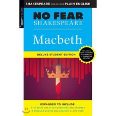 Macbeth:No Fear Shakespeare Deluxe Student Edition Volume 28, SparkNotes