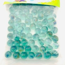 【好夾文具】 16mm 玻璃珠 三花珠 玻璃彈珠 一小袋約55顆入 玻璃, 1個, 藍色