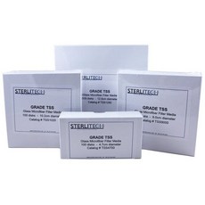 유리 섬유 여과지 TSS 등급 1.5μm 지름 47mm 100개/포장 TSS4700, 47 mm, 100