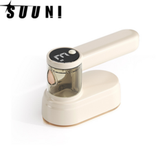 SUUNI 가정용 휴대용 핸디 미니 소형 스팀 전기다리미, 베이지