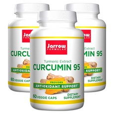 Jarrow FORMULAS 賈羅公式 薑黃素95素食膠囊 500mg, 60顆, 3罐