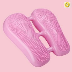 고무 스텝퍼 발 운동 기구 실내 유산소 스템퍼 운동 말랑이, 핑크