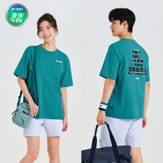 요넥스 261TS055U 배드민턴 공용 오버핏 반팔 티셔츠