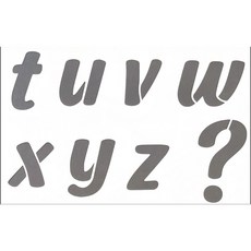 A50-0121 型染版 蝶古巴特DIY 簍空模板, 1個