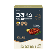 크리넥스 안심4겹 뽑아쓰는 키친타월, 3매, 1개