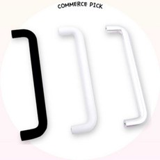 ㄷ자형 안전 손잡이 욕실 미끄럼 방지 핸드레일 색상 사이즈 노약자 임산부 커머스픽301, 01) 실버/96P