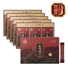 농협 홍삼 한삼인 홍삼스틱 홍기천 6년근 진세노사이드 10ml 30포, 5개, 30회분