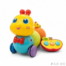 모두상회 꿈틀 애벌레 움직이는장난감, 혼합, 1개
