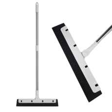 애니니즈 물기제거 다용도 스퀴지 빗자루, 1개, 블랙