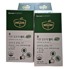 알로에 다당체 함유 피부 보습 효과 젤리 건강 보조식품 280g 4개