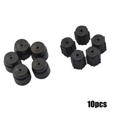 10pcs 블랙 R134a 에어컨 씰링 캡 고/저압 범용 자동차 액세서리