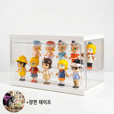 ZHEYE 투명 피규어 케이스 탈부착 가능한 피규어 장식장 진열장, 1개