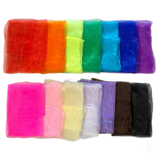 리브봄 무지개 컬러스카프 체육 마술 운동, 1세트, 14색