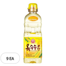 오뚜기 옥수수유, 9개, 900ml