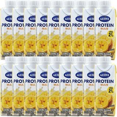 얼티브 비건프로틴 바나나맛 ~ 단백질 다이어트, 18개, 250ml