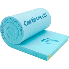 소파 쿠션 의자 시트 DIY 공예를 위한 HDFSDM 업홀스터리 폼 2.5 고밀도 젤 메모리 CertiPUR-US 슬로우 리바운드 72241 인치 패딩, 24*72*2 IN