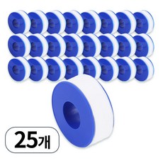 아티드로우 테프론 테이프 12MM X 10미터 내열성 고밀도, 25개