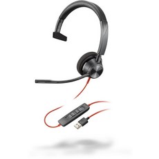 Poly Blackwire 3310 Mono USB-C +CA MS 8X216AA 헤드셋
