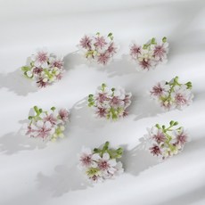 嗨購 仿真海棠花串 DIY簪花環頭飾材料 森系婚禮背景花牆禮品盒配花假花, 8