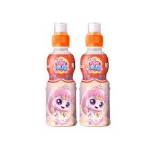 웅진 캐치티니핑 PET 복숭아맛 음료, 200ml, 2개