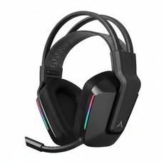 앱코 VIRTUAL 7.1 3MODE 무선 게이밍 헤드셋, MR600, 블랙