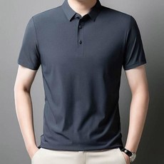 涼感衣上衣速乾衣冰絲衣短袖T恤冰絲POLO衫無痕POLO衫翻領短袖男士商務短袖高彈力修身訓練速乾衣跑步登山健身運動上衣吸濕排汗衫