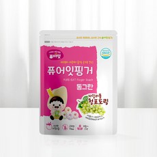 핑거 동그란 자일리톨 청포도링 아이과자 과일링 간식, 자이리톨 + 청포도 혼합맛, 40g, 1개