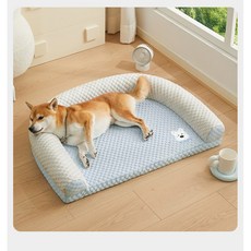 Seonsi home 강아지쿨매트 여름 필수 쿨매트 반려견/반려묘용 쿨링방석, 스카이 블루