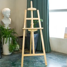 蒙瑪特畫架-落地款 實木畫架 實心山毛櫸 多角度調整 廣告架 海報架