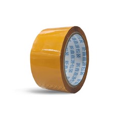 BOPP封箱膠帶 打包膠帶 寬4.8cm厚1.5cm 長110碼 封箱膠布, 1個, 寬4.8*厚1.5*110(米黃)