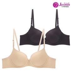 자스민by비너스 JBR1163 메모리폼 몰드 브라 (브라운 블랙 75A-85F)