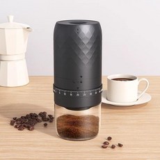 전동 핸드드립용 분쇄기 가정용 홈카페용 그라인더 분리형, 외부조절가능커피, 기본 색상