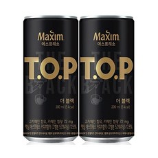 맥심TOP 더블랙 200ml 60캔, 60개