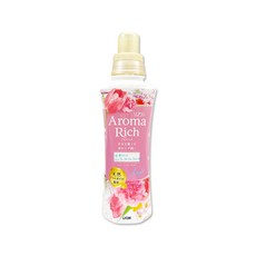 LION獅王 Aroma Rich 衣物香氛柔軟精 花果(新桃), 1個, 480ml