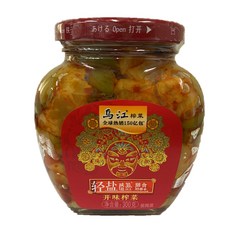 烏江榨菜瓶裝榨菜 開味口味 6入裝，清脆爽口，開胃解膩，佐餐良伴, 1.8kg, 1套
